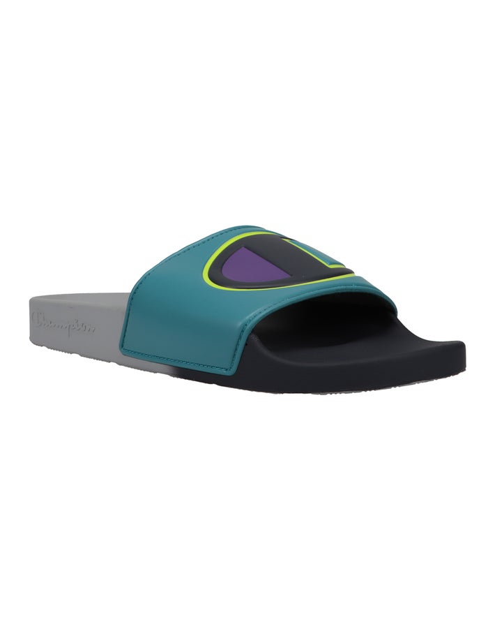 Chanclas Champion Hombre - Ipo Split ( Azules/Gris ) 3704892-HJ